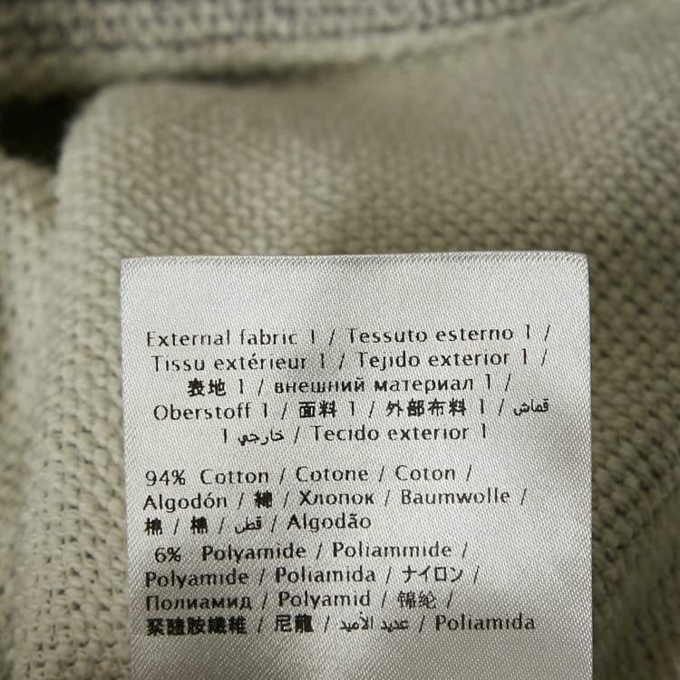 Pre Owned Valentino Grey Musicalculation Print Cotton Print Sweatshirt XS