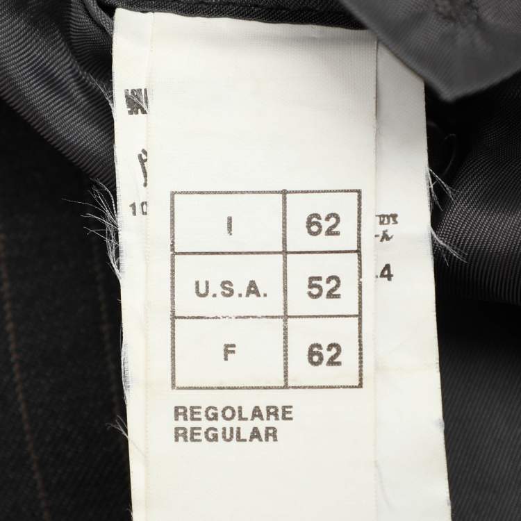 Pre Owned Valentino Black Wool Single Breasted Blazer 6L