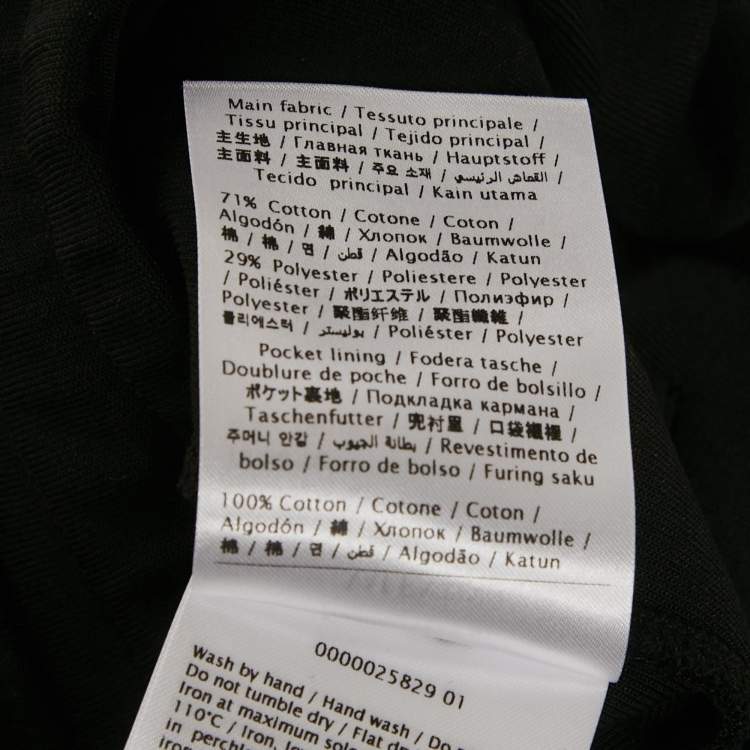 Pre Owned Valentino Black Cotton Blend Logo Applique Shorts XL