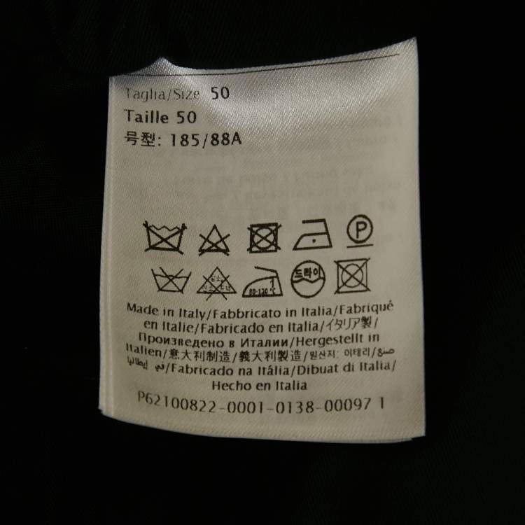 Pre Owned Valentino Black Logo Embroidered Cotton Shorts L