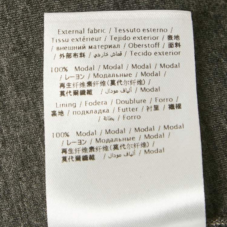 Pre Owned Valentino Green Camouflage Print Neoprene Sweatshirt M