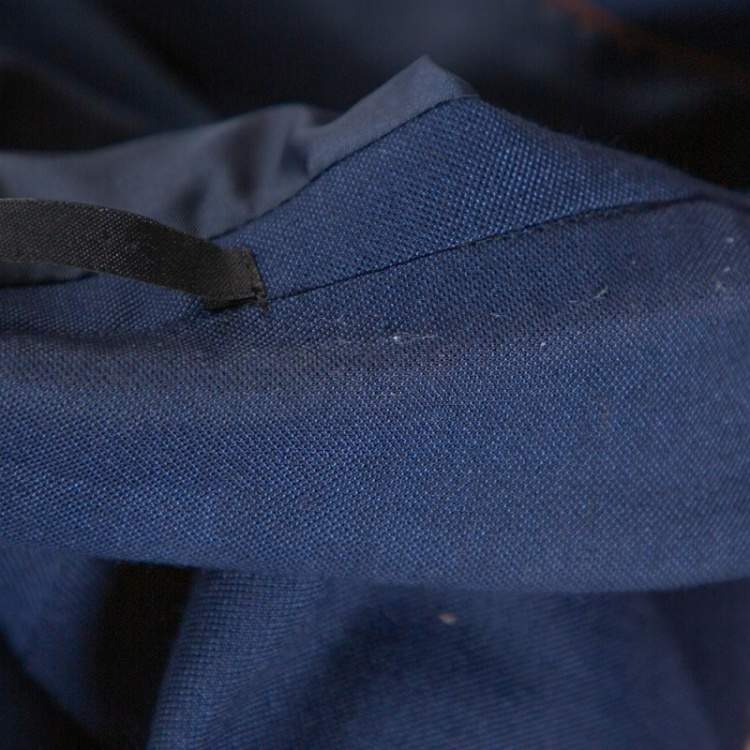 Pre Owned Valentino Navy Blue Wool Super 140's Tailored Blazer XXXL