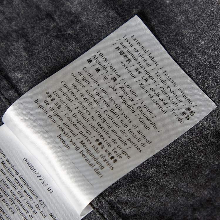 Pre Owned Valentino Black Moon Printed Cotton Bowling Shirt XL