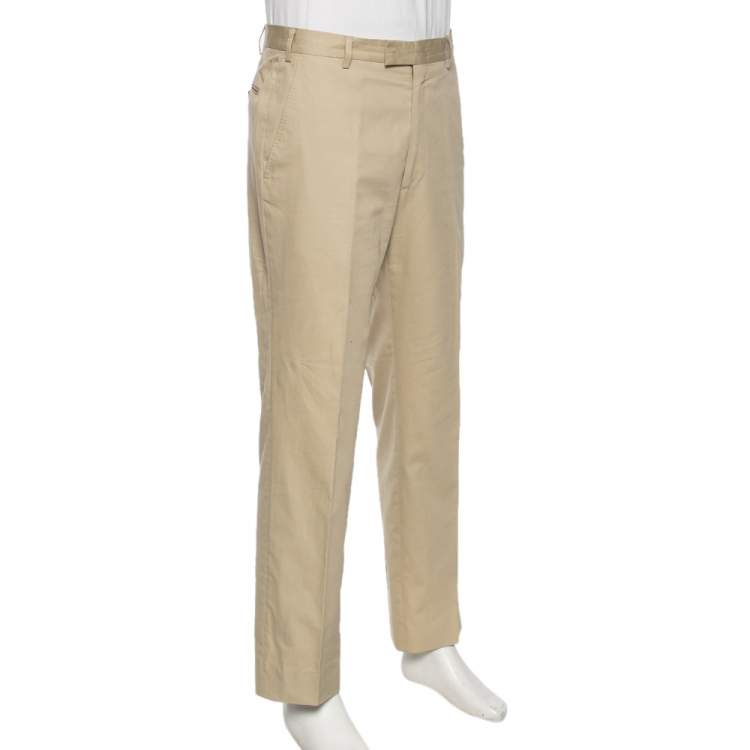 Buy online Linen Dark Beige Slim Fit Formal Trousers from Bottom Wear for  Men by Bukkl for ₹589 at 58% off | 2024 Limeroad.com