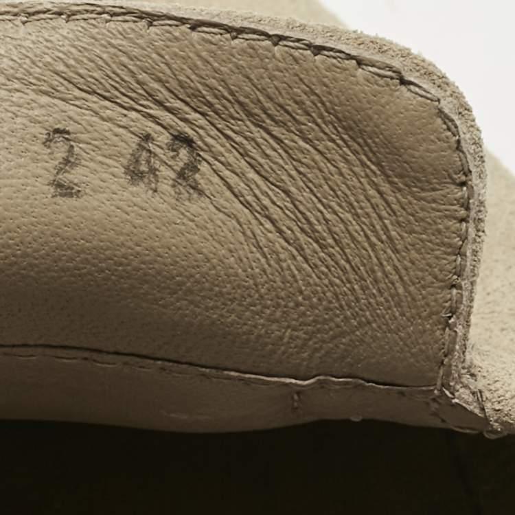 Pre Owned Valentino Beige Suede Leisure Flows Espadrilles Size 42