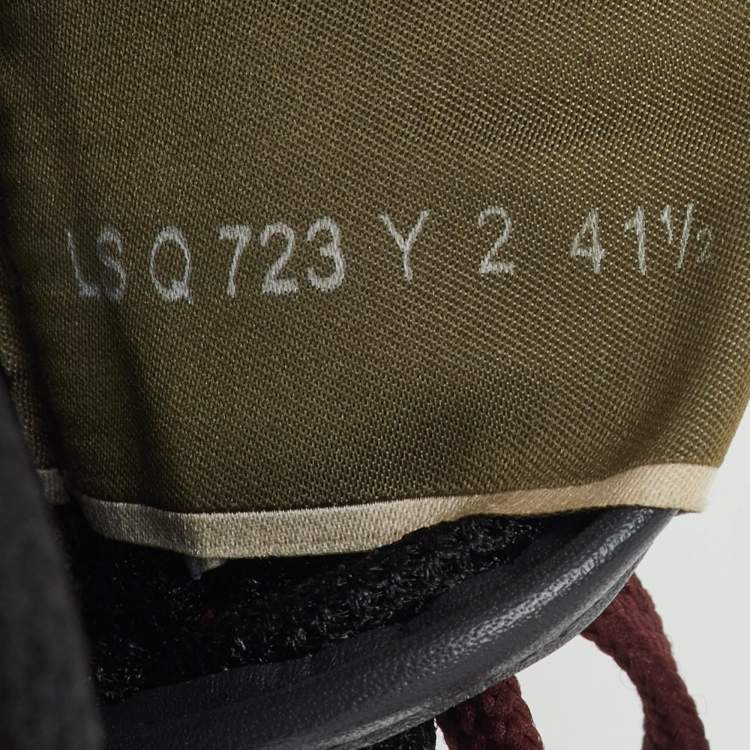 Pre Owned Valentino Multicolor Camouflage Canvas, Suede and Leather Rockrunner Sneakers Size 41.5