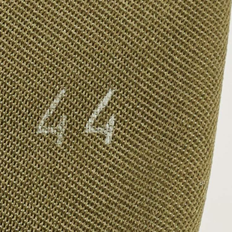 Pre Owned Valentino Rockrunner Size 44 Multicolor Leather and Suede Low Top Sneakers