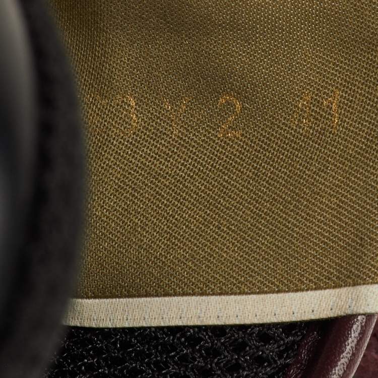 Pre Owned Valentino Rockrunner Size 41 Red Camouflage Canvas, Leather and Suede Low Top Sneakers