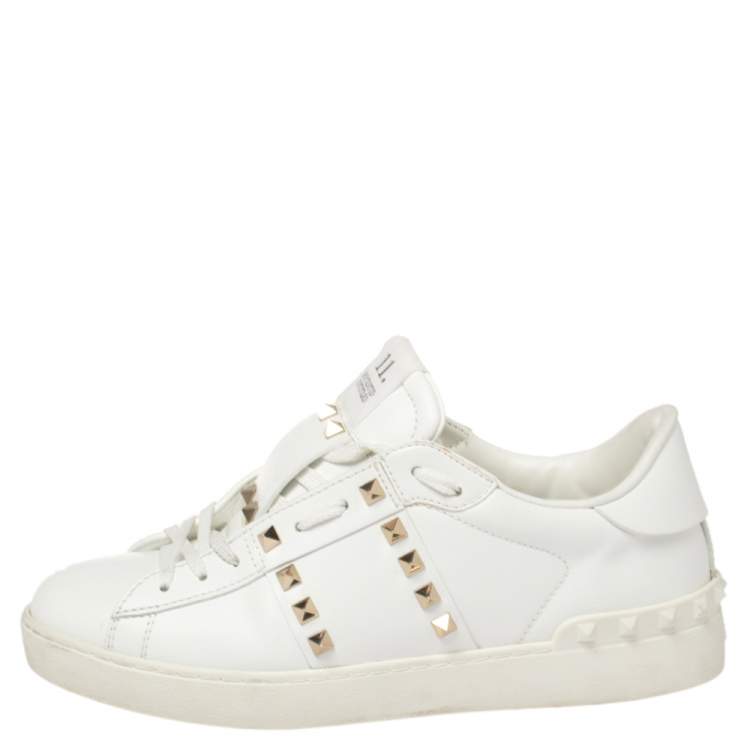 white valentino shoes