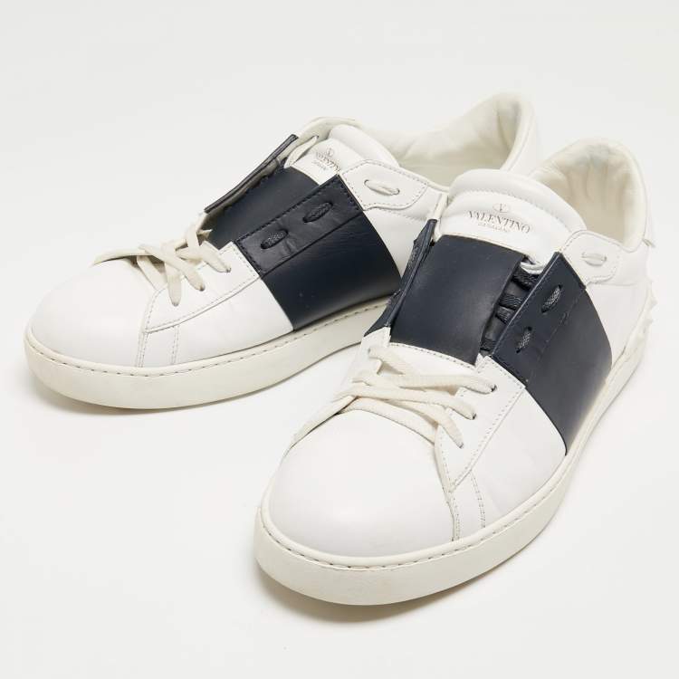 One Stud Xl Trainer In Nappa Leather for Woman in White | Valentino PH