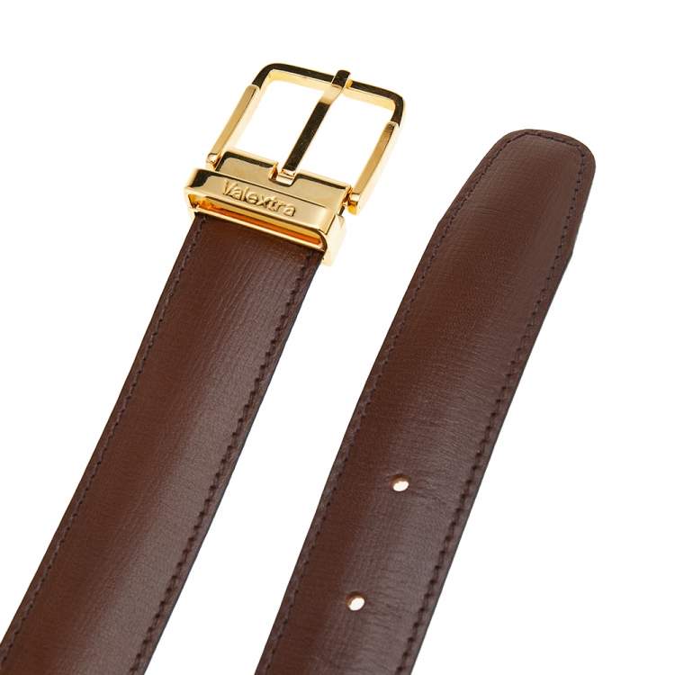 Pre Owned Valextra Brown Leather Belt 125CM