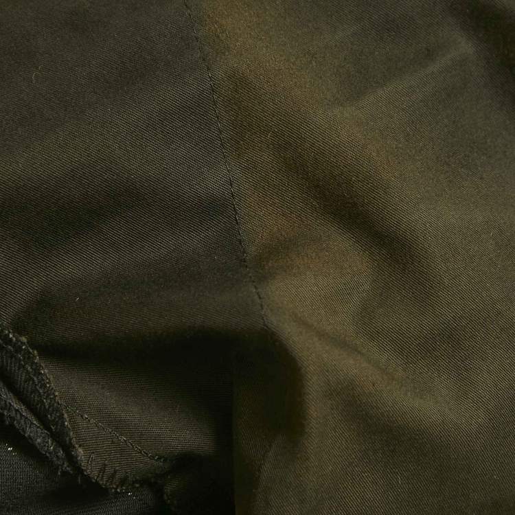 مملوكة مسبقًا Versace Black Pinstriped Wool Classic CV2 Suit EX 