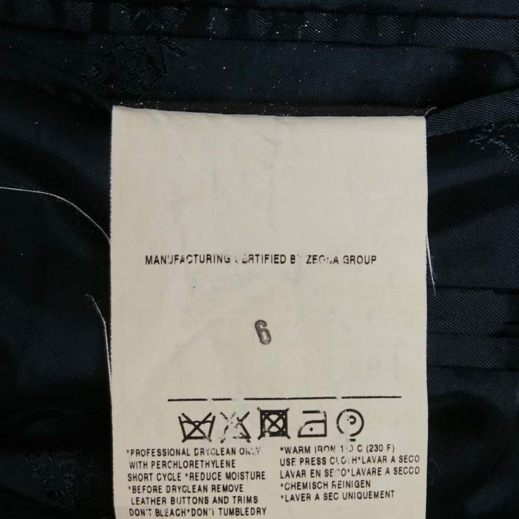 Pre Owned Versace Collection Purple Velvet Single Breasted Blazer M