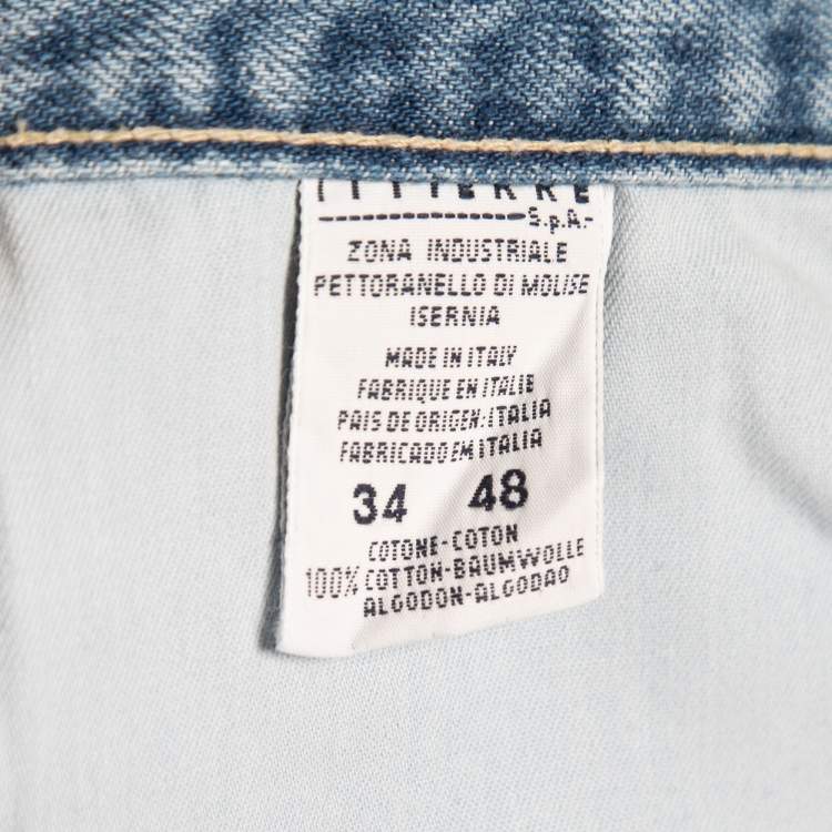 Pre Owned Versace Jeans Couture Blue Denim Jeans M Waist 32"