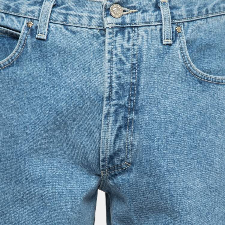 Pre Owned Versace Jeans Couture Blue Denim Jeans M Waist 32"