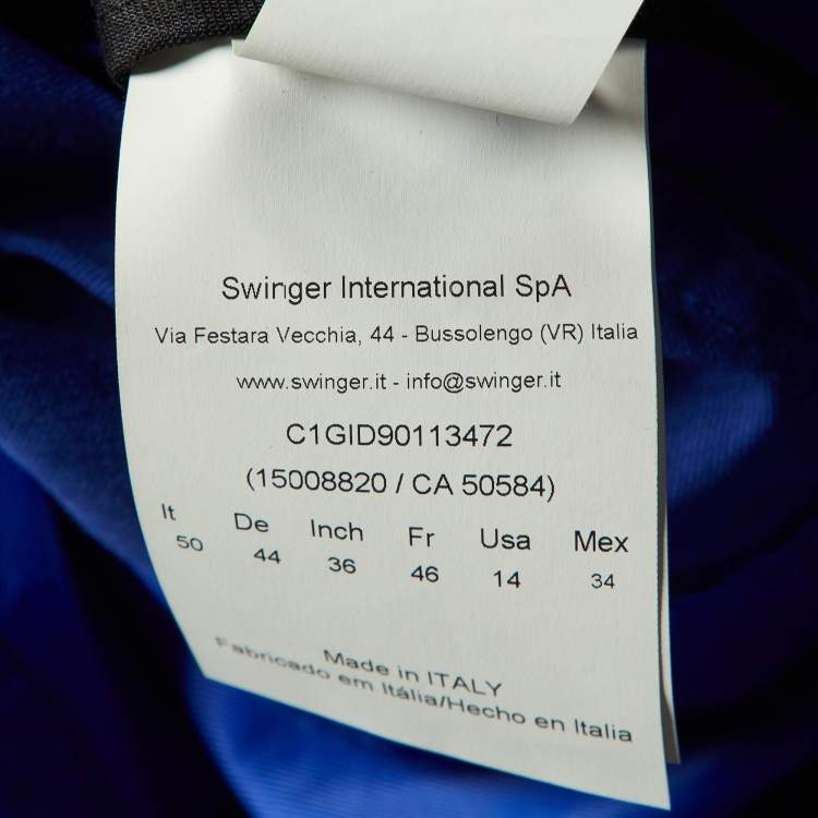 Pre Owned Versace Jeans Blue Cotton Blend Button Front Jacket L