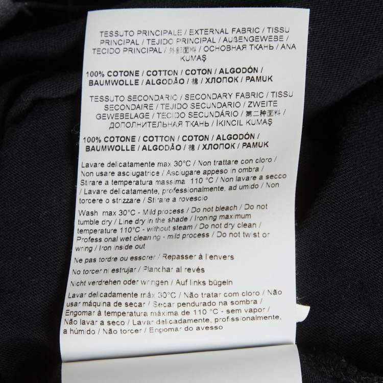 مملوكة مسبقًا Versace Jeans Black Jersey Crewneck T-Shirt XL