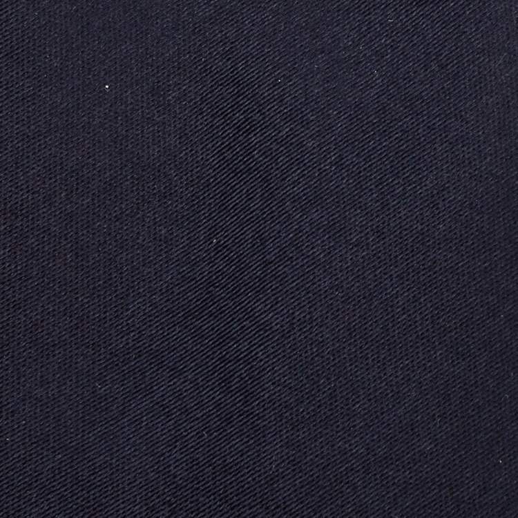 Pre Owned Versace Navy Blue Medusa Patterned Silk Tie