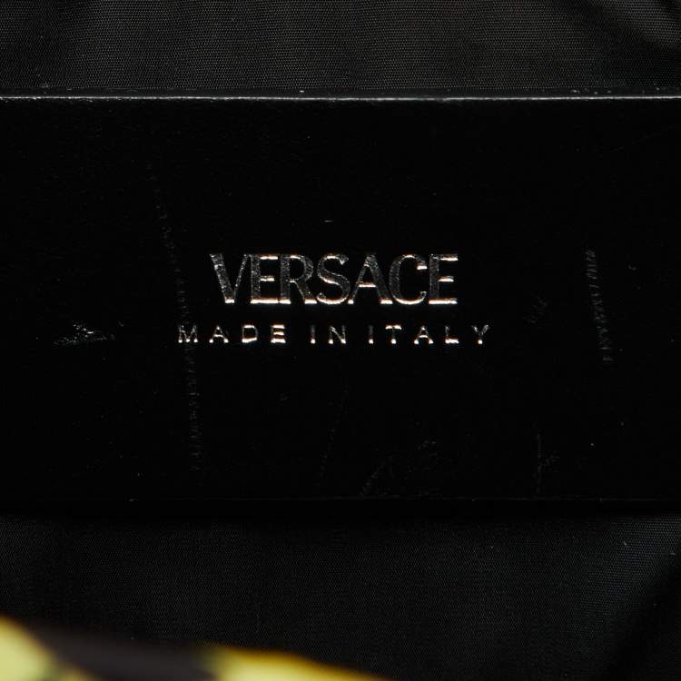 Pre Owned Versace Multicolor Nylon La Medusa La Greca Backpack
