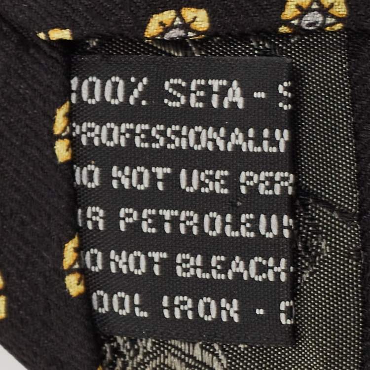 Pre Owned Versace Multicolor Patterned Silk Classic V2 Tie