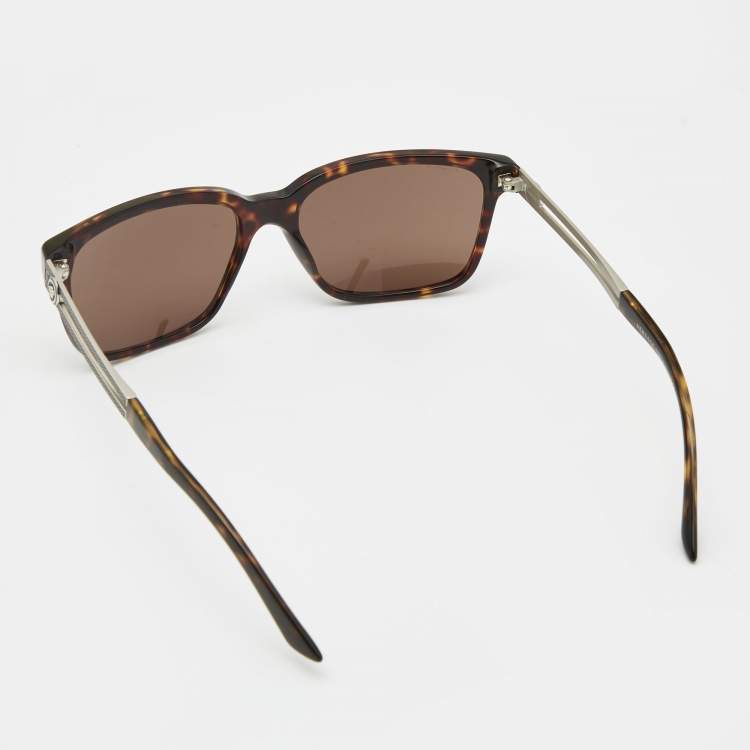 Pre Owned Versace Dark Brown 4307 Squadrati V-Vanitas Sunglasses