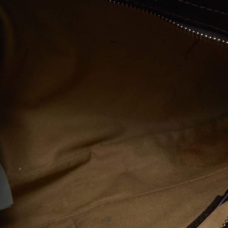 Pre Owned Versace Beige Canvas Crossbody Bag