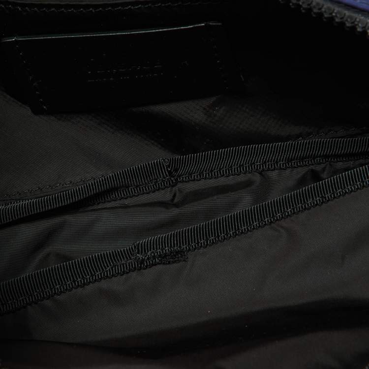 Pre Owned Versace Blue Nylon Belt Bag