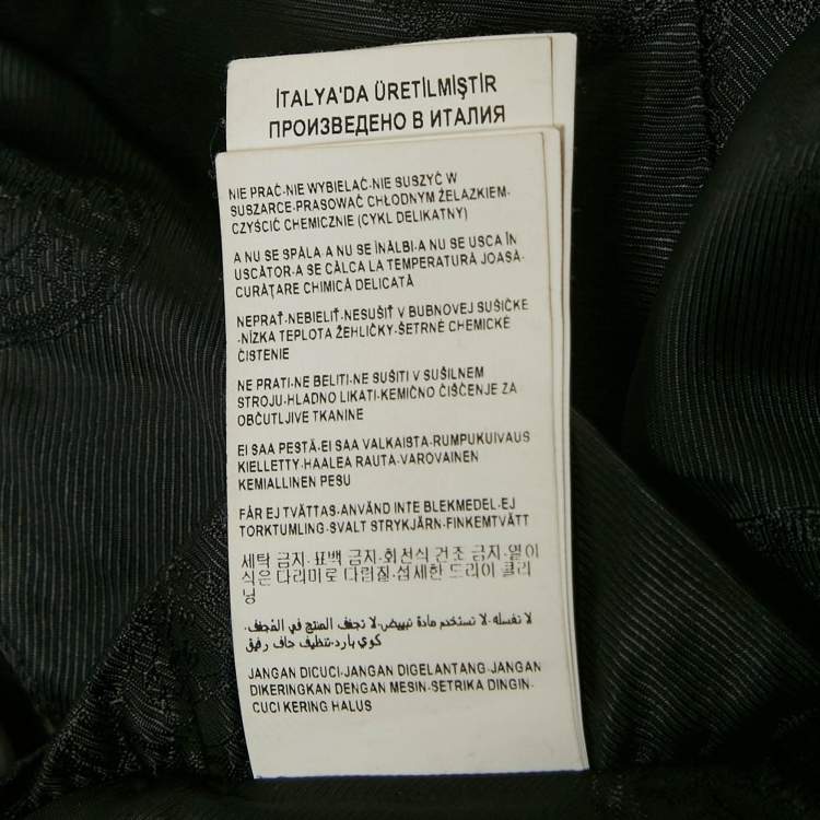 Pre Owned Versace Black Graphic Print Zip-Up Bomber Jacket XXXL