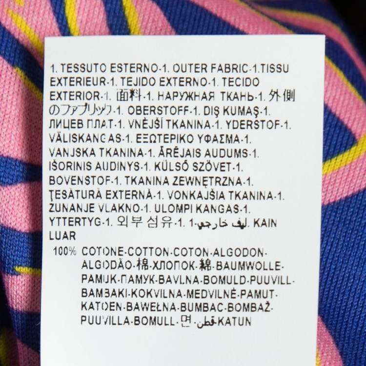 Pre Owned Versace Multicolor Medusa Printed Cotton Short Sleeve T-Shirt XS