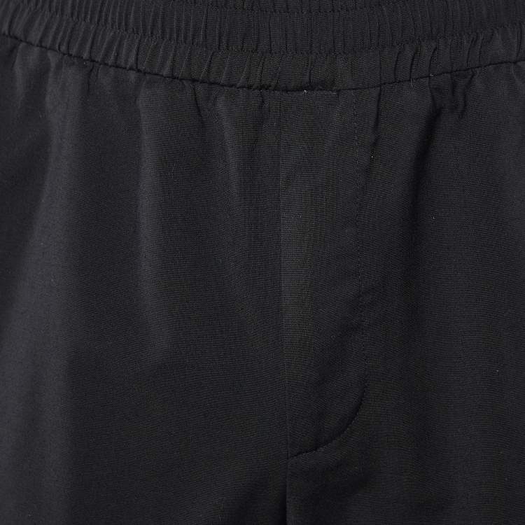 Pre Owned Fendace Black Wool Blend Joggers L