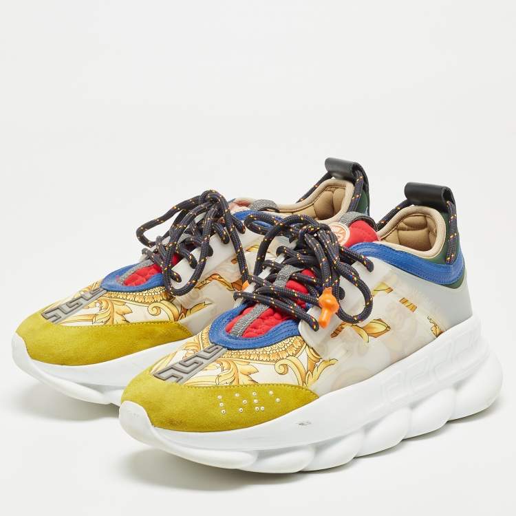 Versace MULTICOLOR CHAIN REACTION SNEAKERS  Sneakers, Sneakers fashion,  Versace sneakers