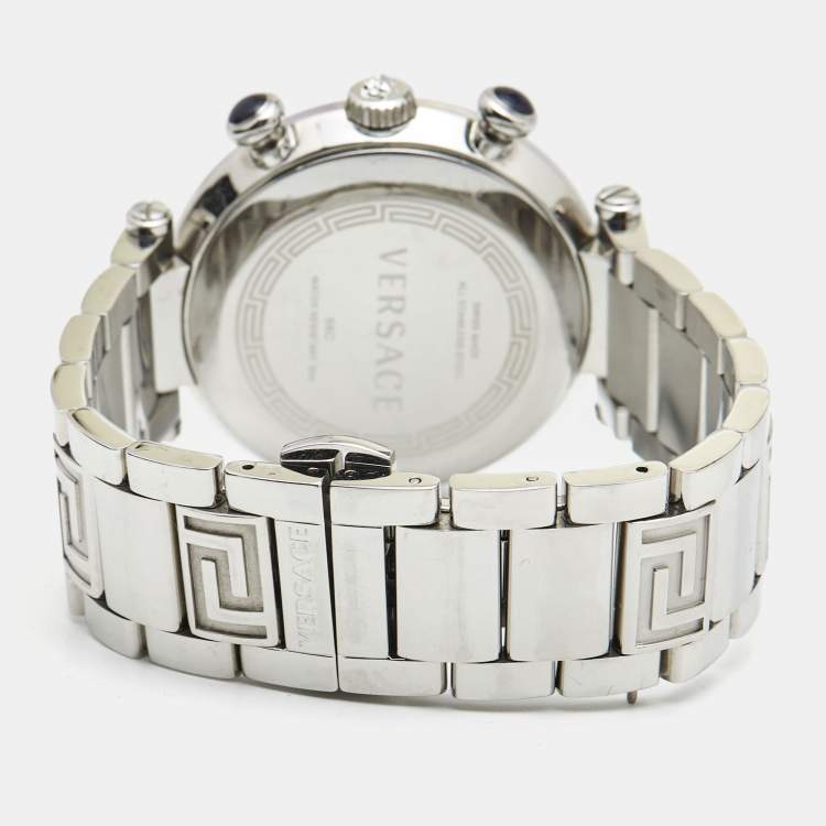 Pre Owned Versace Mother of Pearl Stainless Stainless Reve 68C Women's Wristwatch 40 mm
