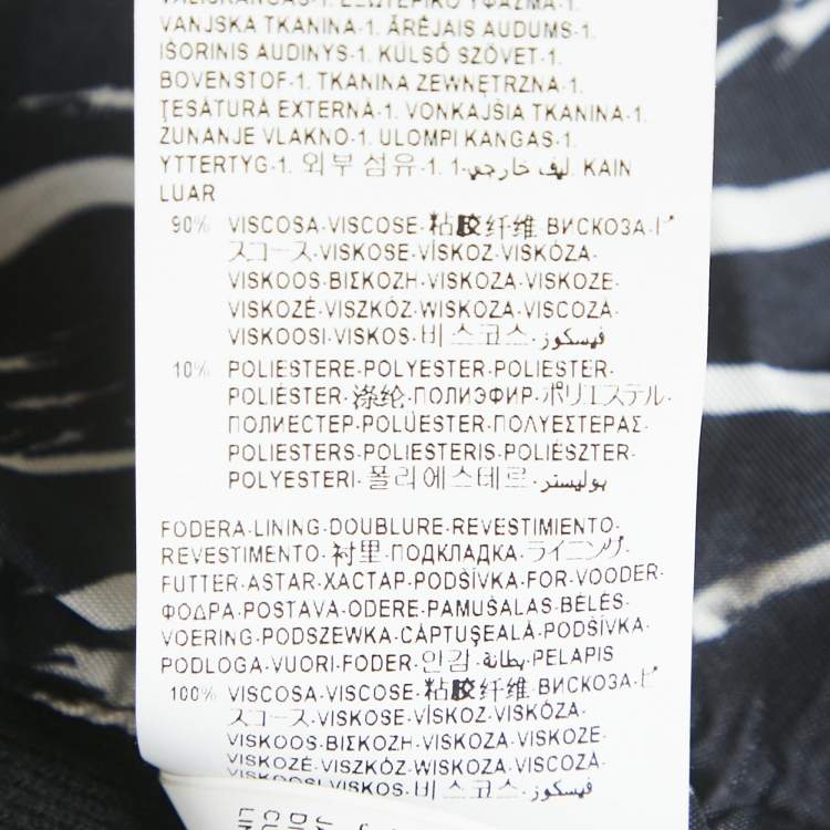 Pre Owned Versus Versace Black Mesh Zip-Up Jacket L