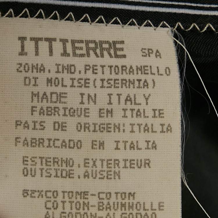 Pre Owned Versus Gianni Versace White Cow Print Fur Blazer XS