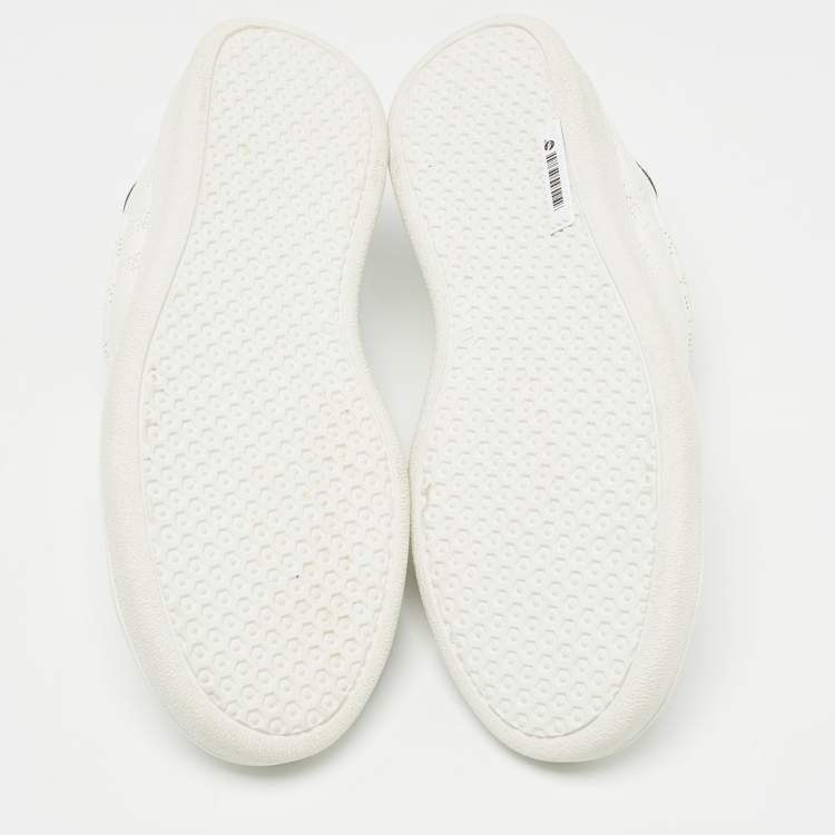 Pre Owned Vetements White Perforated Leather Low Top Sneakers Size 41