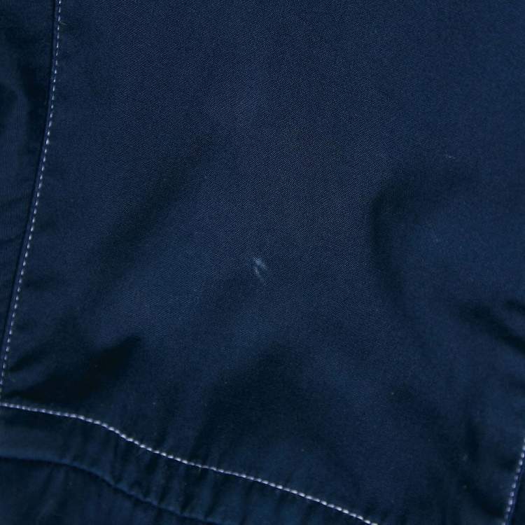 Pre Owned Vetements Blue Cotton Cut-Up Oversized Shirt S