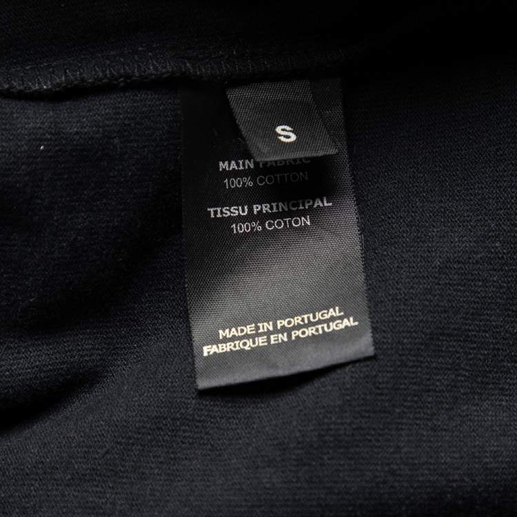Pre Owned Vetements Black President Graphic Print Cotton Oversized T-Shirt S