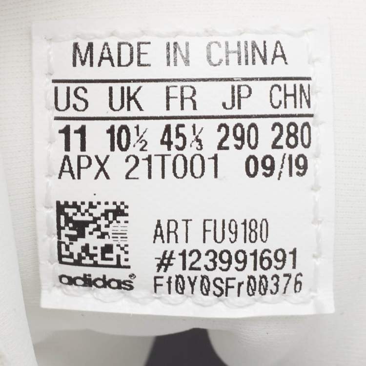 Pre Owned Y-3 x Adidas Multicolor Mesh and Leather Rhisu Run Sneakers Size 45 1/3