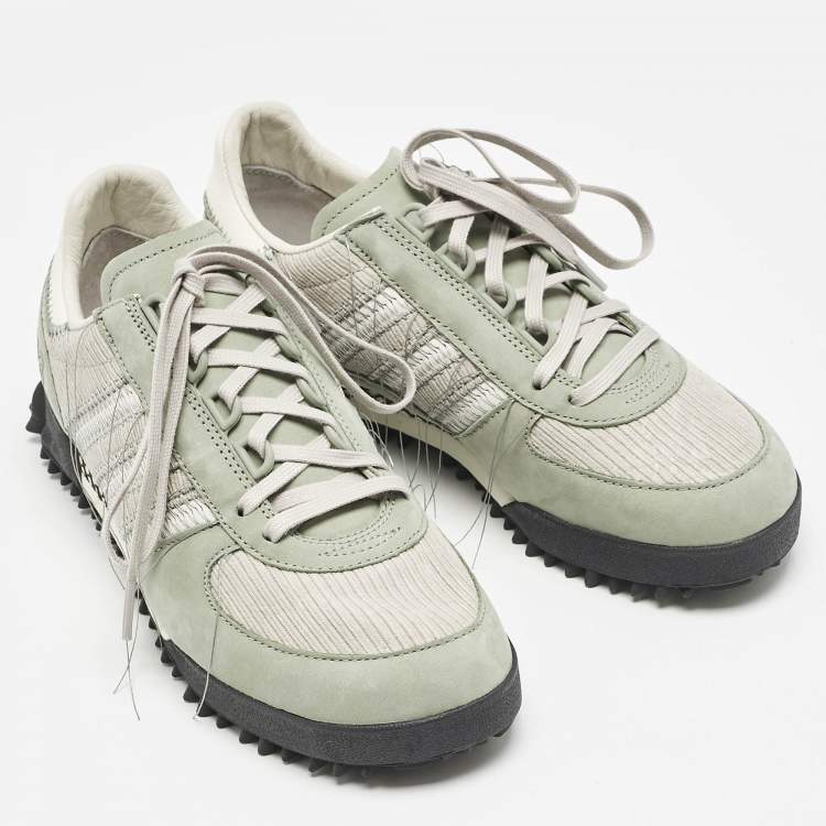 Pre Owned Y-3 x Adidas Multicolor Suede Marathon Trail Sneakers Size 40