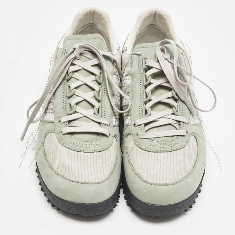 Pre Owned Y-3 x Adidas Multicolor Suede Marathon Trail Sneakers Size 40