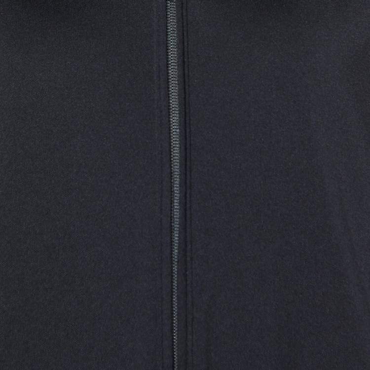 Pre Owned Y-3 Black Jersey Contrast Trim Track Jacket S