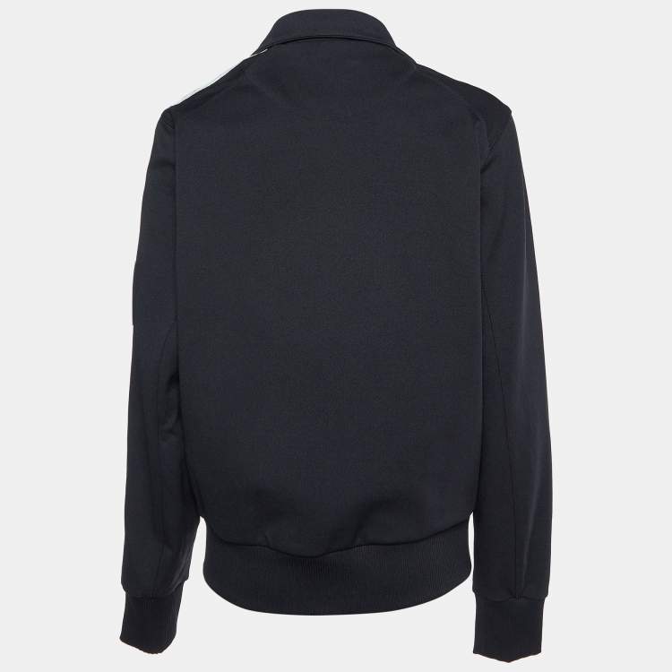 Pre Owned Y-3 Black Jersey Contrast Trim Track Jacket S