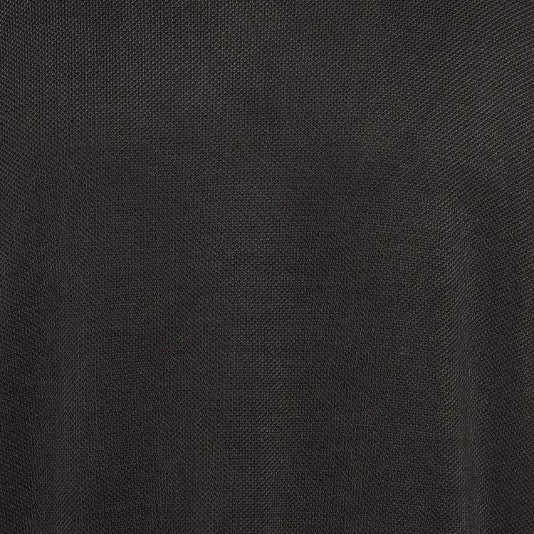 Pre Owned Y-3 Black Mesh Jersey Crew Neck T-Shirt L