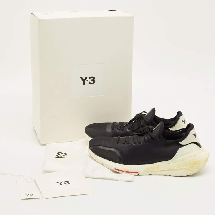 Pre Owned Y-3 x Adidas Ultra Boost 21 Size 42 Black Neoprene Low Top Sneakers