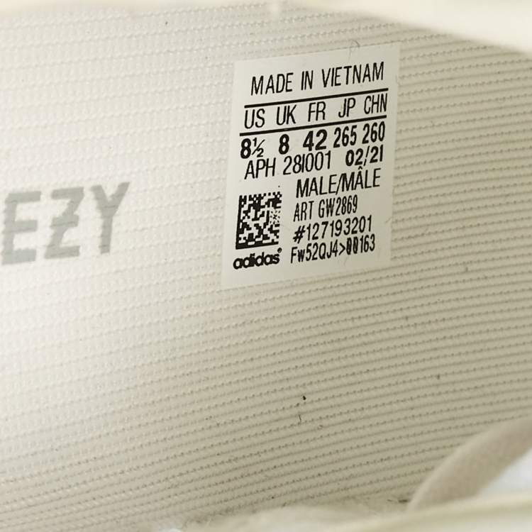 Pre Owned Yeezy x Adidas Blue Mesh Boost 350 V2 Mono Ice Sneakers Size 42