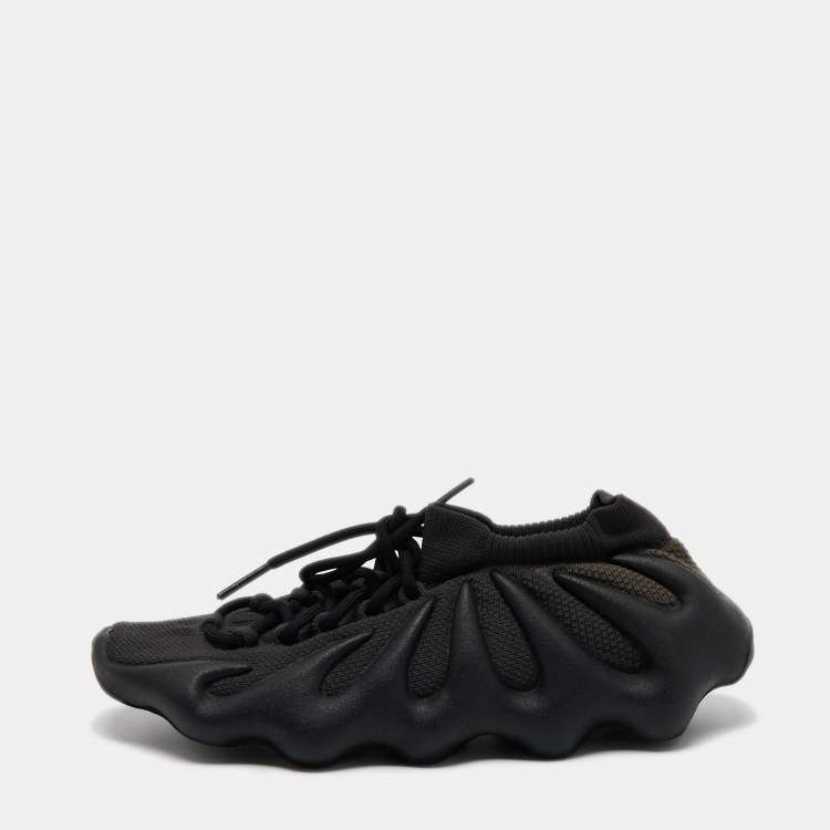 Pre Owned Yeezy x Adidas Dark Grey Knit Fabric 450 Dark Slate Sneakers Size 44