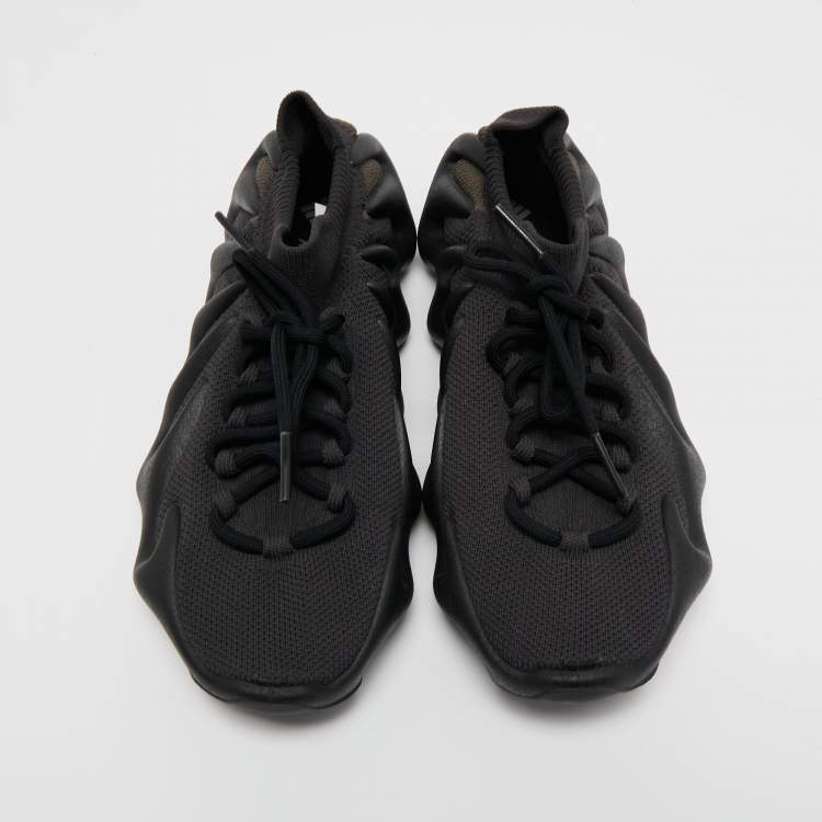 Pre Owned Yeezy x Adidas Dark Grey Knit Fabric 450 Dark Slate Sneakers Size 44