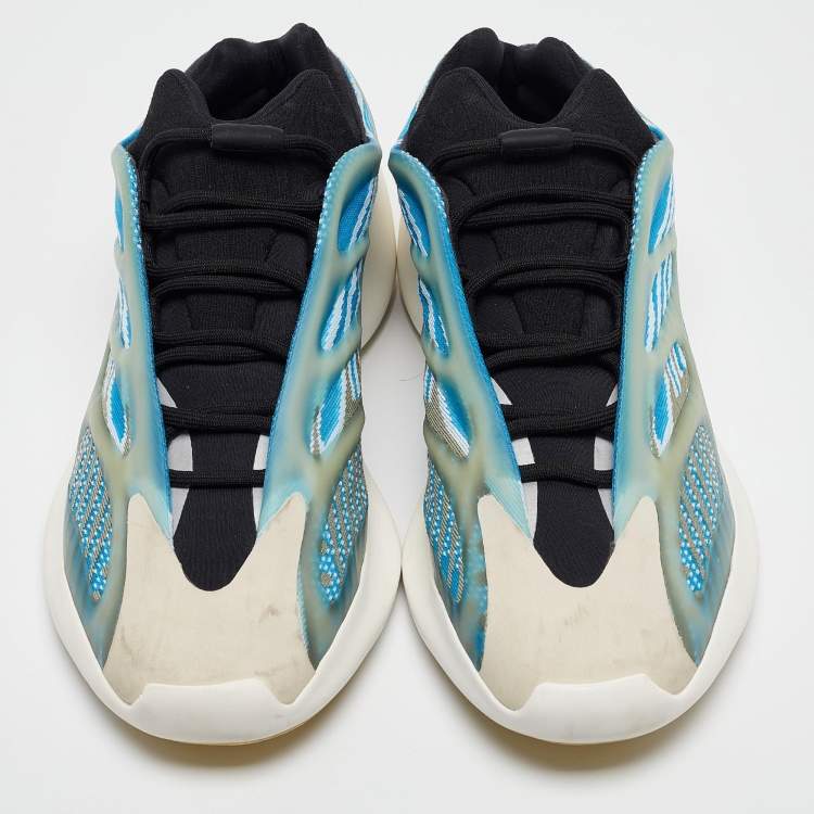 Pre Owned Yeezy x adidas Multicolor Knit Fabric and Rubber 700 V3 'Arzareth' Sneakers Size 46 1/3