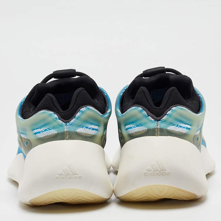 Pre Owned Yeezy x adidas Multicolor Knit Fabric and Rubber 700 V3 'Arzareth' Sneakers Size 46 1/3