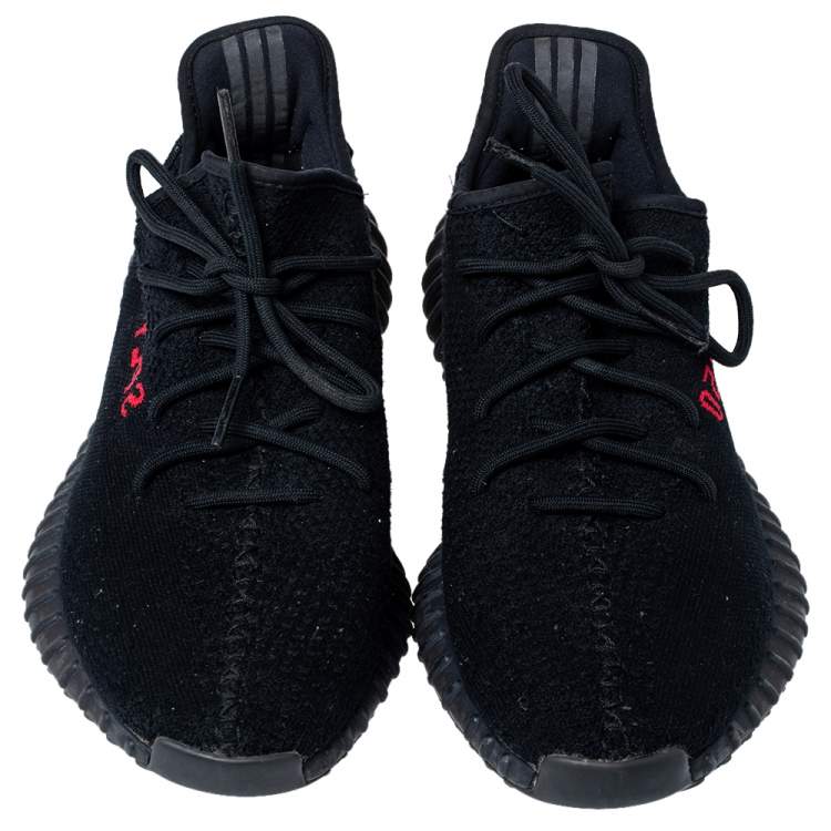 Pre Owned Adidas Yeezy 350 Bred Sneakers Size US 11 (FR 45 1/3)